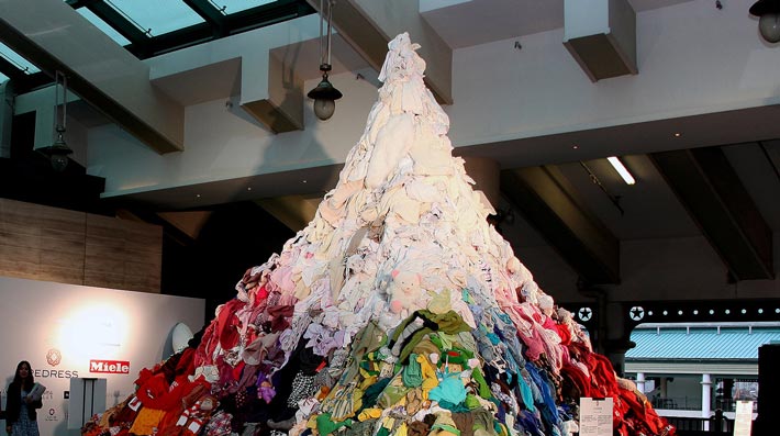 Moutain of clothes