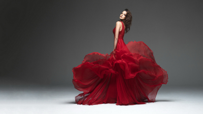 Fabulous red dress style